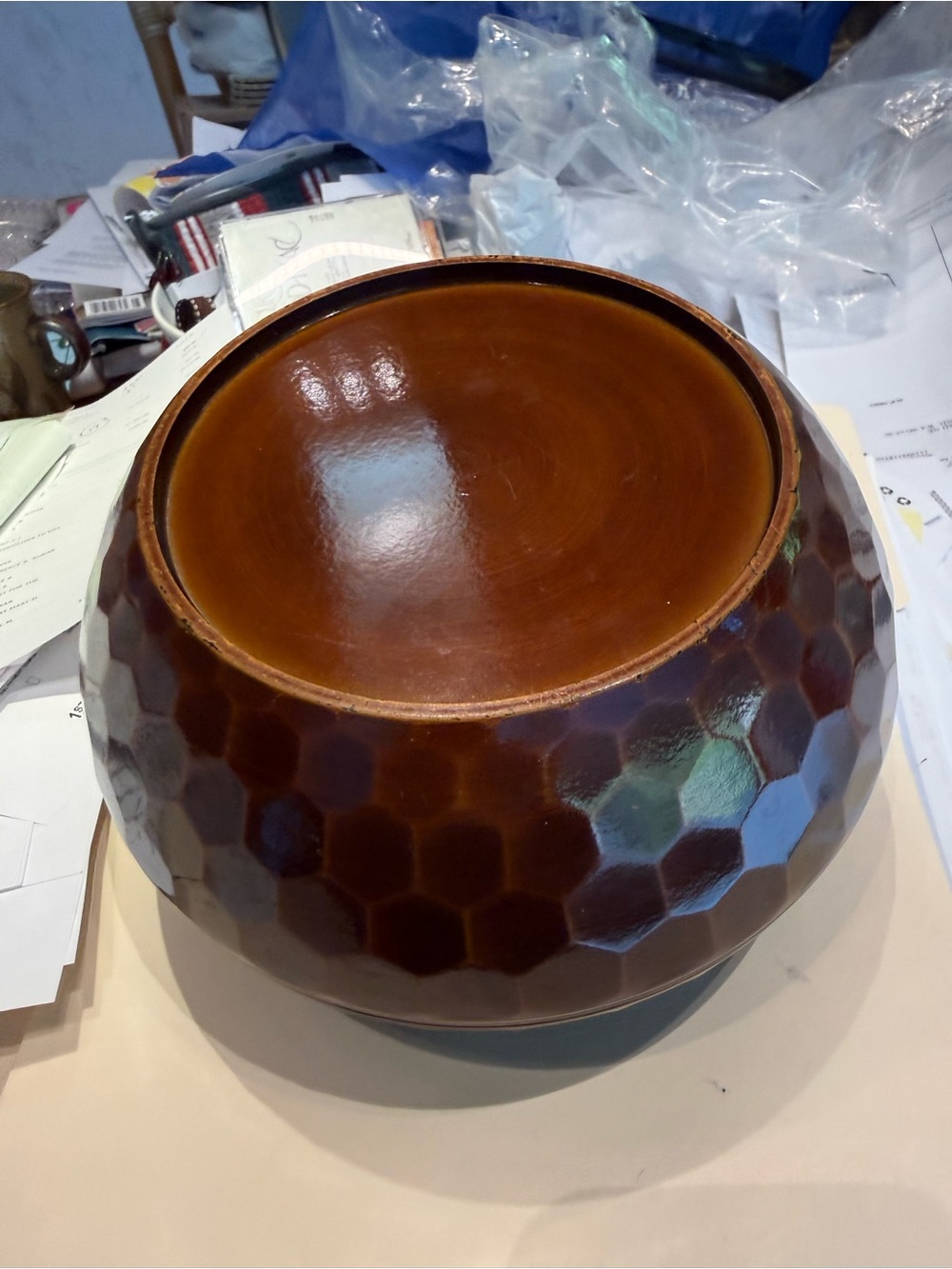Japanese Lacquered Rice Server - Picture 4 of 8